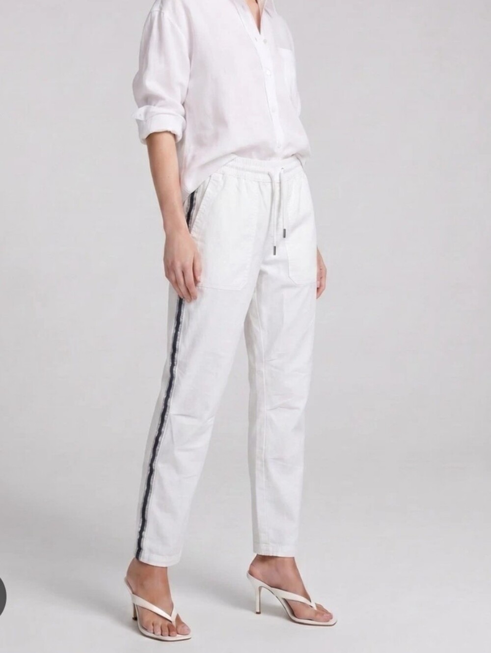 Zadig & Voltaire "Parco" pull on drawstring cotton pants Sz M